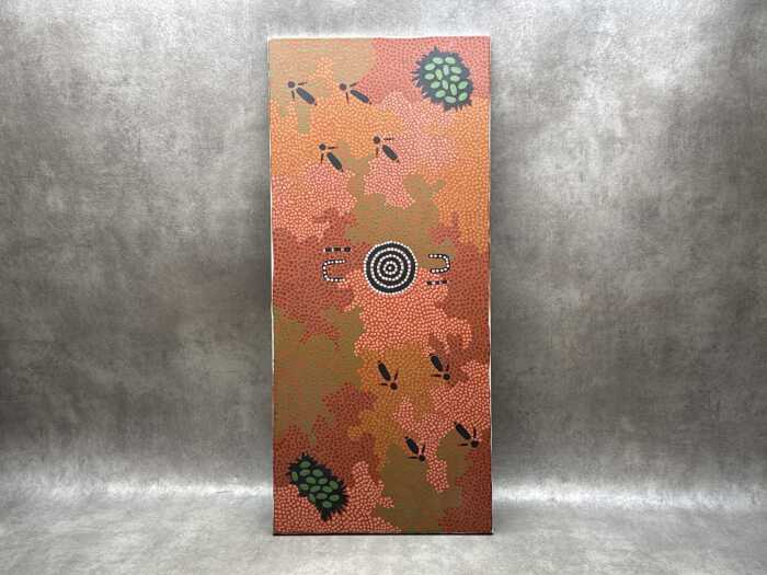 Doris Rubuntja (working 1980s-90s), Emu Dreaming 1990, acrylic painting on canvas