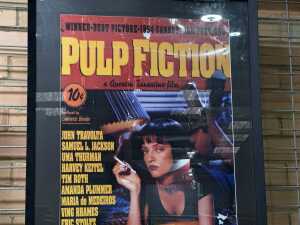 Pulp Fiction framed movie poster print - 2