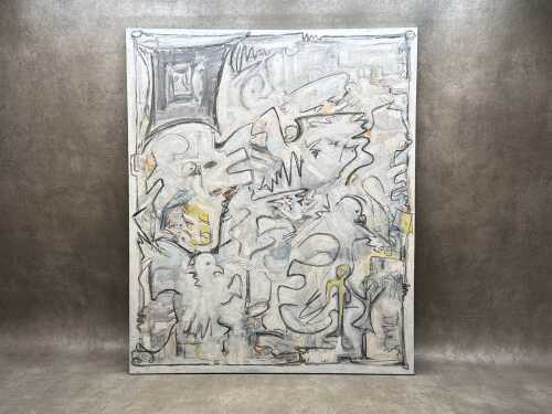 Karen Armstrong, Muddle-headed, 2000. Acrylic painting on canvas