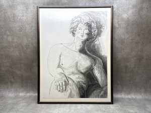 Karen Armstrong, Nude Study - Tommy, 2008. Charcoal drawing on paper