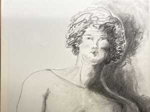 Karen Armstrong, Nude Study - Tommy, 2008. Charcoal drawing on paper - 2
