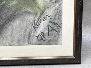 Karen Armstrong, Nude Study - Tommy, 2008. Charcoal drawing on paper - 4