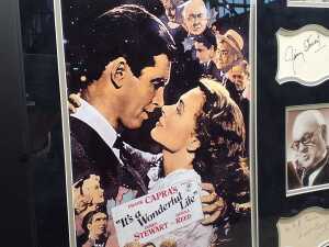 It's A Wonderful Life framed autograph memorabilia collage - 2