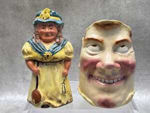 Collection of ceramic character and Toby jugs, including Royal Doulton - 2