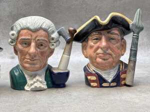 Four Royal Doulton Toby jugs - 3