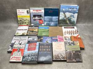 Military history books, including Pursuit of the King