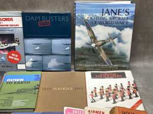 Military history books, including Pursuit of the King - 3