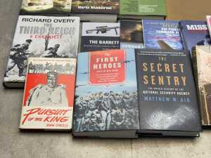 Military history books, including Pursuit of the King - 4