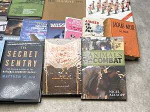 Military history books, including Pursuit of the King - 5