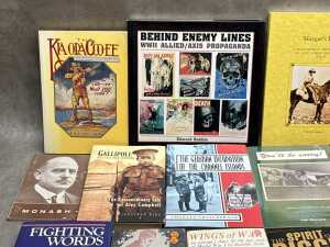 Military history books, including Spitfires Over Sicily - 2