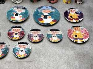 Collection of ceramic character and Toby jugs, including Royal Doulton - 5