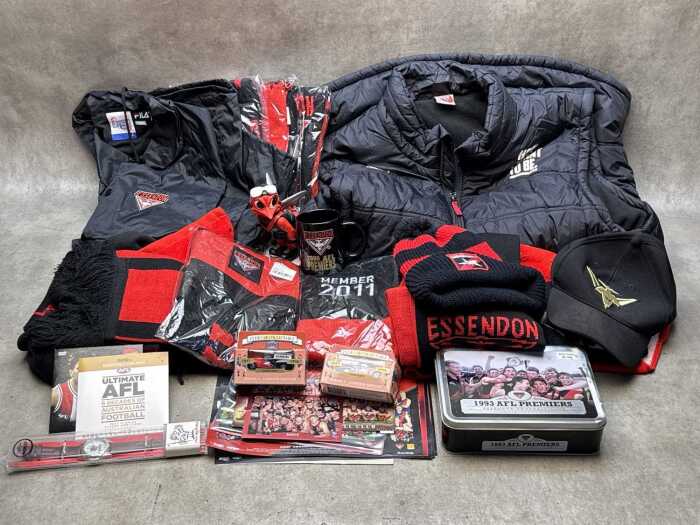 AFL Essendon fan merchandise