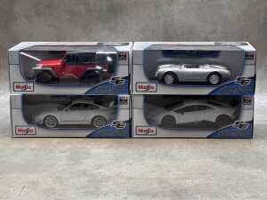 Four Maisto special edition 1:18 scale die-cast
