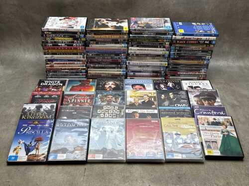 DVDs, including movies and TV shows, including Inspector Alleyn Mysteries