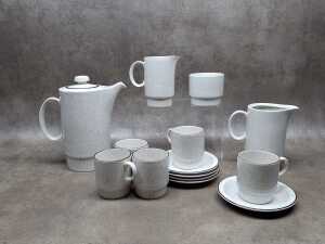 Poole pottery coffee setting for five