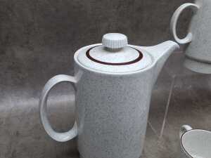 Poole pottery coffee setting for five - 4