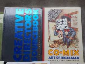 Contemporary design, illustration and cultural history books incuding Creative Director's Sourcebook - 2