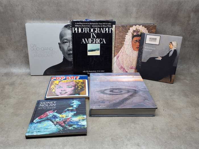 Art and photography books, including Photography in America