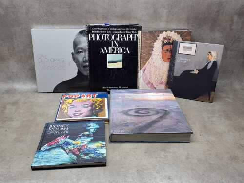 Art and photography books, including Photography in America