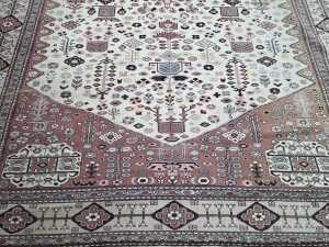 Persian Ardebil hand-made wool rug - 5