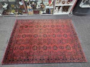 Afghan Khal Mohammadi hand-made wool rug