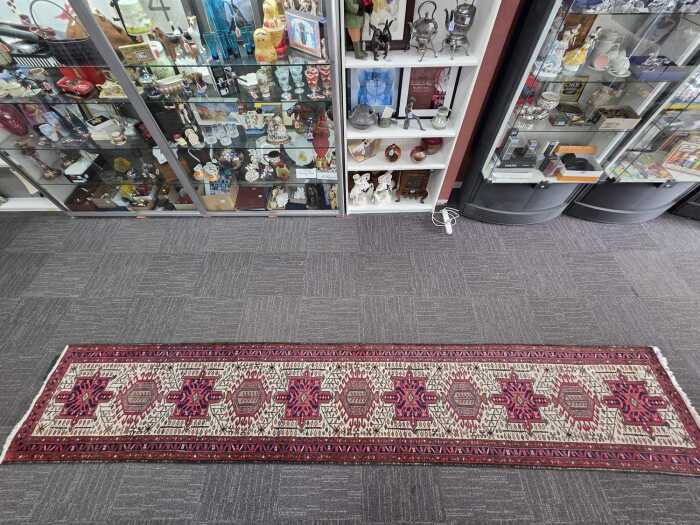 Persian Afshar hand-made wool runner