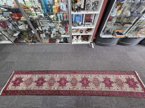 Persian Afshar hand-made wool runner