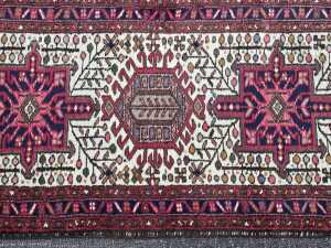 Persian Afshar hand-made wool runner - 2