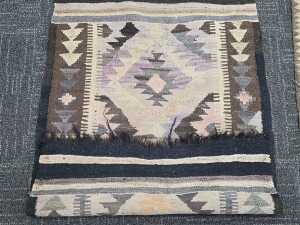 Afghan Kilim hand-made flat weave - 5