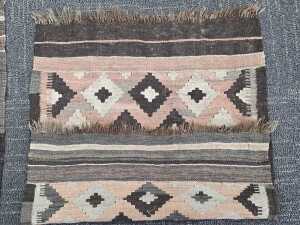 Two Afghan Kilim hand-made flat weave - 4