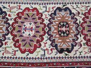 Turkish Somak hand-made wool rug - 2