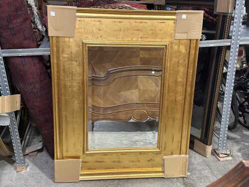 Gilt-framed mirror