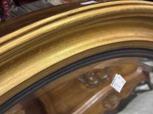 Gilt circular mirror - 2
