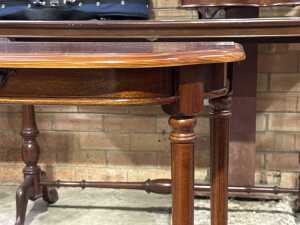 Half ellipse console table - 4