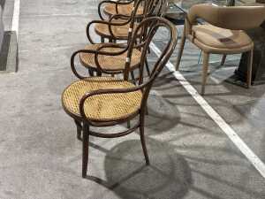 Set of four Bentwood armchairs - 2