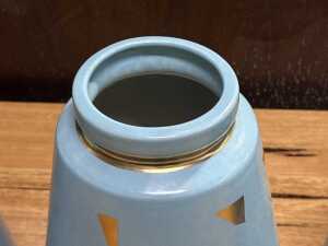 Five modern art ceramic vases - 3