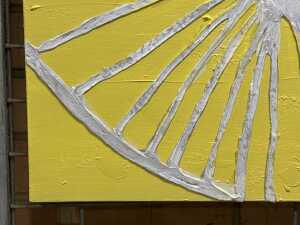 Pair of Middle of Nowhere 'Compass Lemon' paintings on canvas - 3