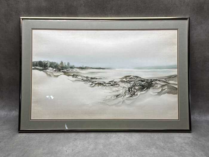 C. Prathuan (Thai), Silver Seas, watercolour painting on paper
