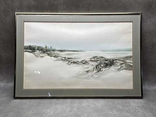 C. Prathuan (Thai), Silver Seas, watercolour painting on paper