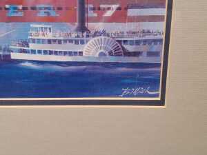 Charles Billich framed reproduction 'Manhattan' print on paper - 4