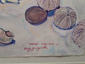 Betty Jungwirth, Table Series XI: Spring. Watercolour and gouache painting on paper - 3