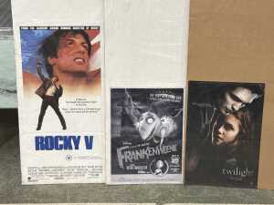 13 movie posters of various sizes including Beverley Hills Cop II - 3