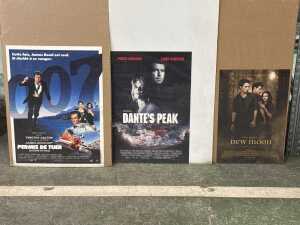 13 movie posters of various sizes including Beverley Hills Cop II - 4
