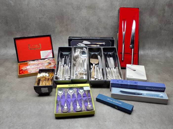 Mainly Rodd cutlery and boxed serving ware