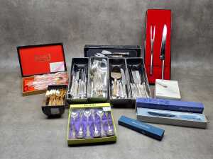 Mainly Rodd cutlery and boxed serving ware