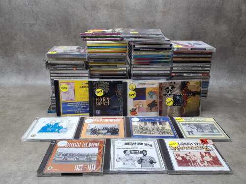 Jazz CDs, including Gitanes, Atlantic and ECM