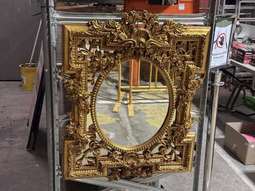 679 · Rooco gilt ornate mirror (reproduction)