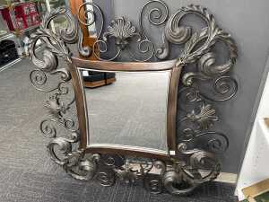 Wrought iron mirror - 3