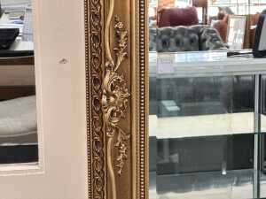 Ornate gilt framed wall mirror - 3