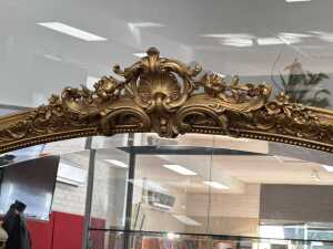 Ornate gilt framed wall mirror - 2